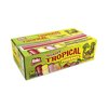 Kisko Giant Tropical Freezies Ice Pops, 5.5 oz Tube, Fruit Punch, Guava, Mango, Pineapple, 50PK 74865